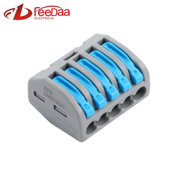 WAGO 222 Series Quickly Wire Connector | 1 In 4 Out PCT-215