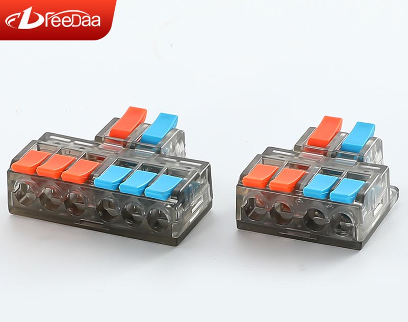 Fast Wire Cable Connectors 2 in 6 out PCT-5226D