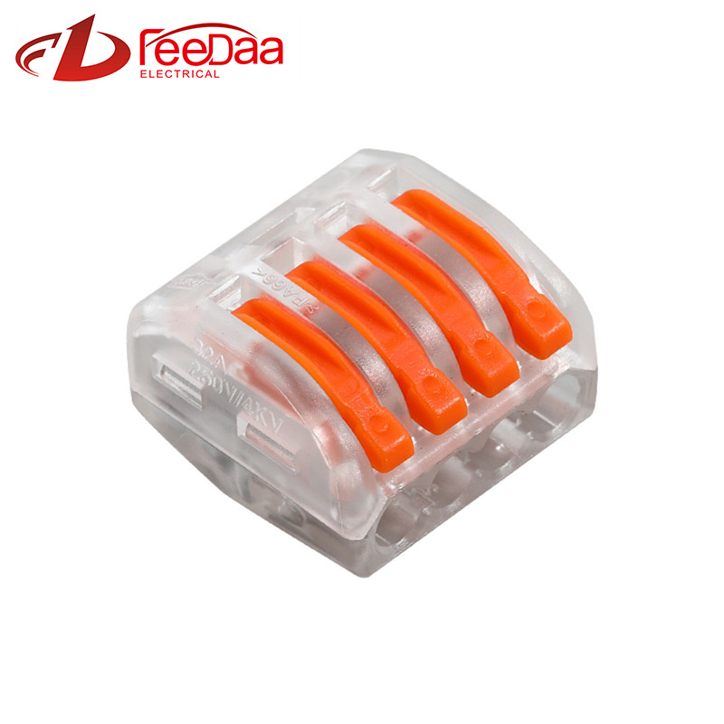 WAGO 222 Series Quickly Wire Connector | 1 In 3 Out PCT-214