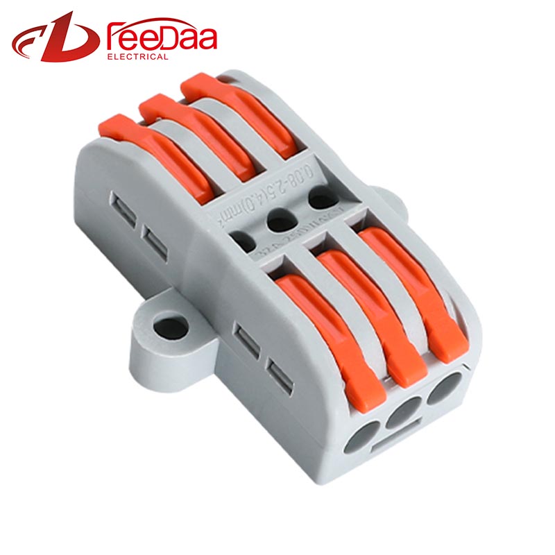 Fast Wire Cable Connectors 3 in 3 out UTJ13-233G