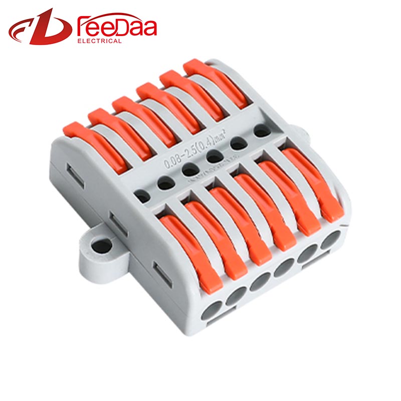 Fast Wire Cable Connectors 6 in 6 out UTJ13-266G