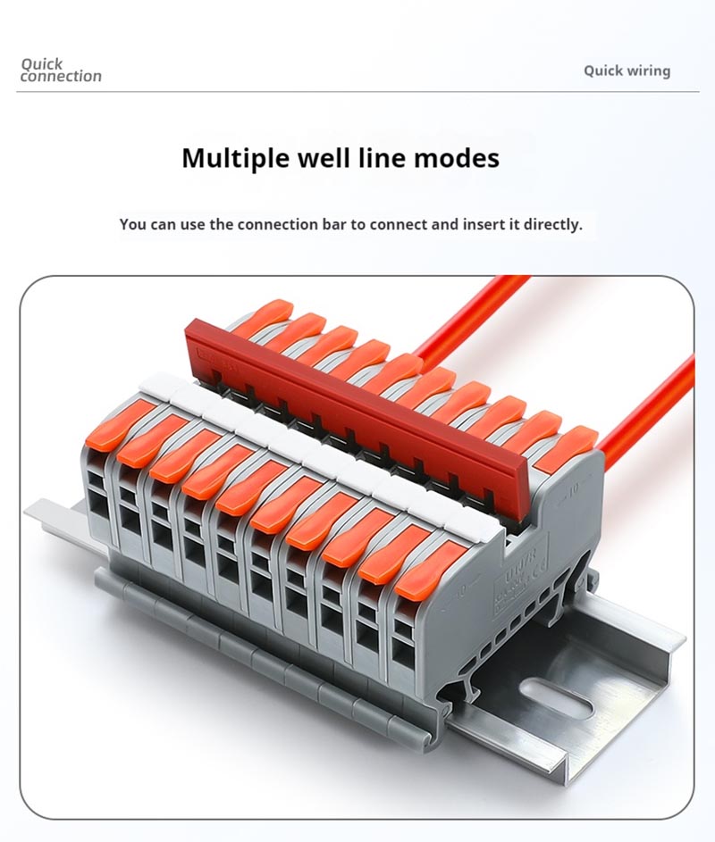 Fast Wire Cable Connectors 1 in 1 out UTJ7R