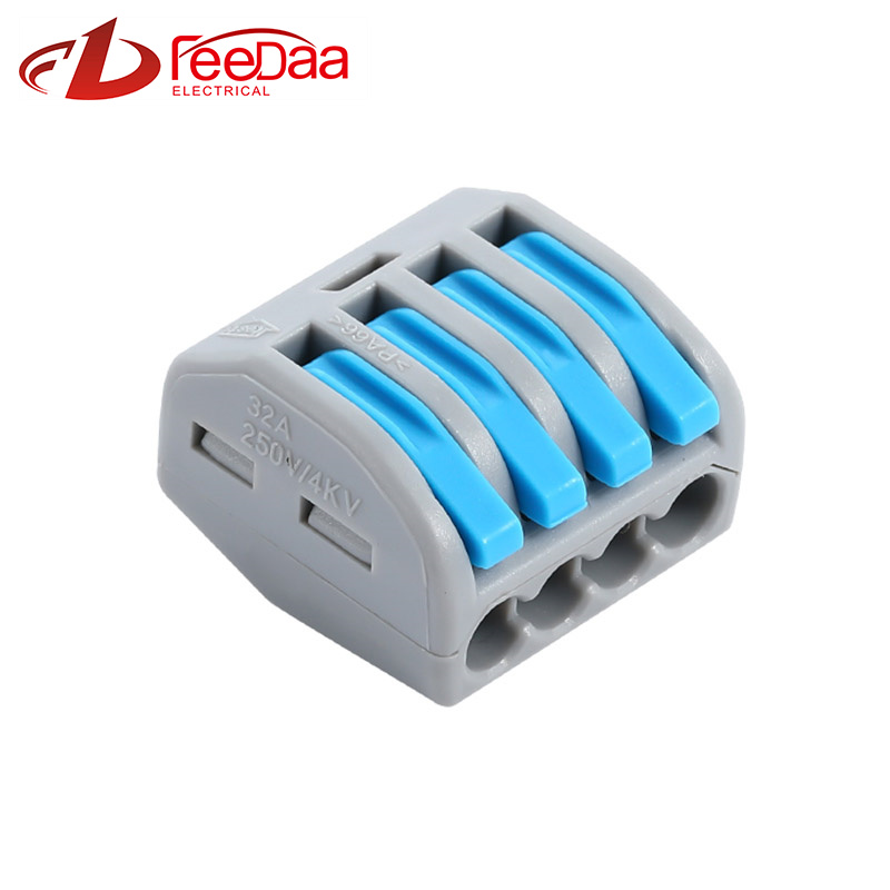 WAGO 222 Series Quickly Wire Connector | 1 In 3 Out PCT-214