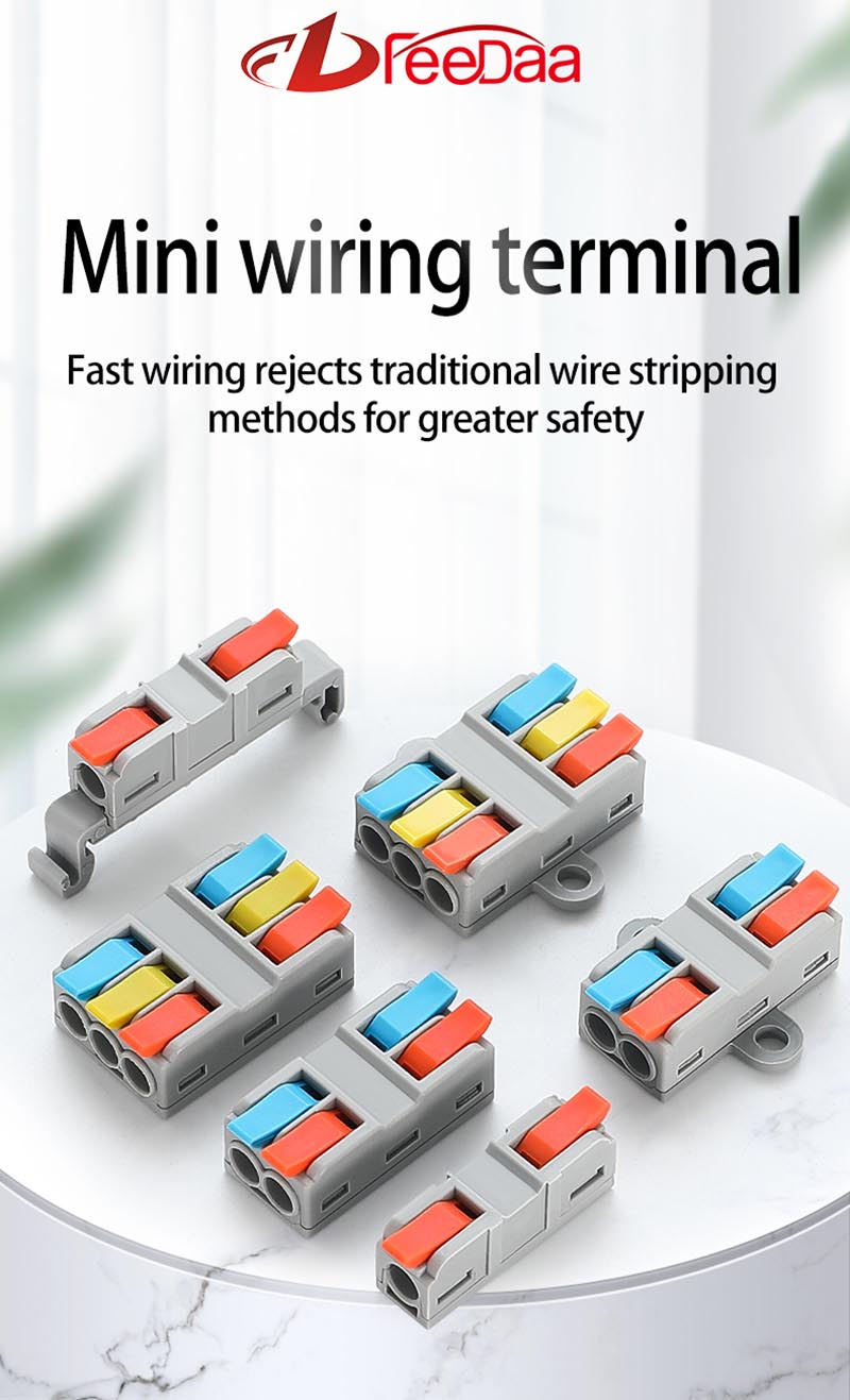 Fast Wire Cable Connectors 3 in 3 out PCT-5233G