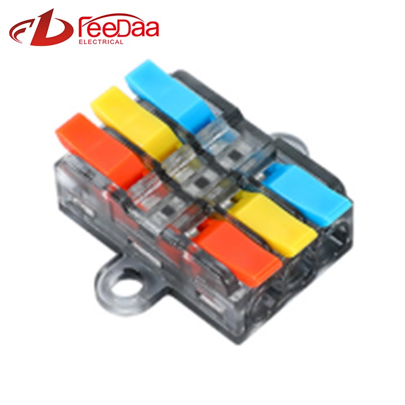 Fast Wire Cable Connectors 3 in 3 out PCT-5233G