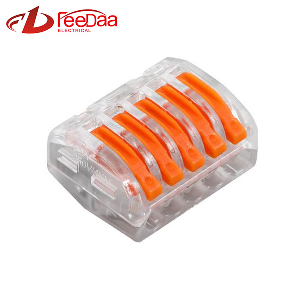 WAGO 222 Series Quickly Wire Connector | 1 In 4 Out PCT-215