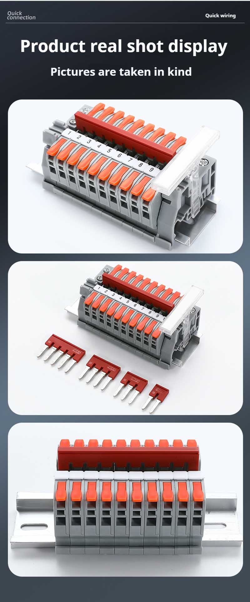 Fast Wire Cable Connectors 1 in 1 out UTJ7R